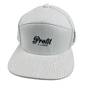 Profit x Loss Leather Strapback Hat - Great Condition!